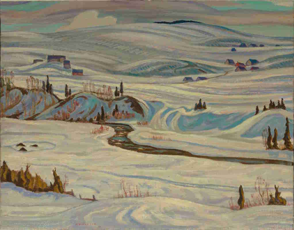 The Slopes of Saint-Site-des-Caps - A.Y. Jackson