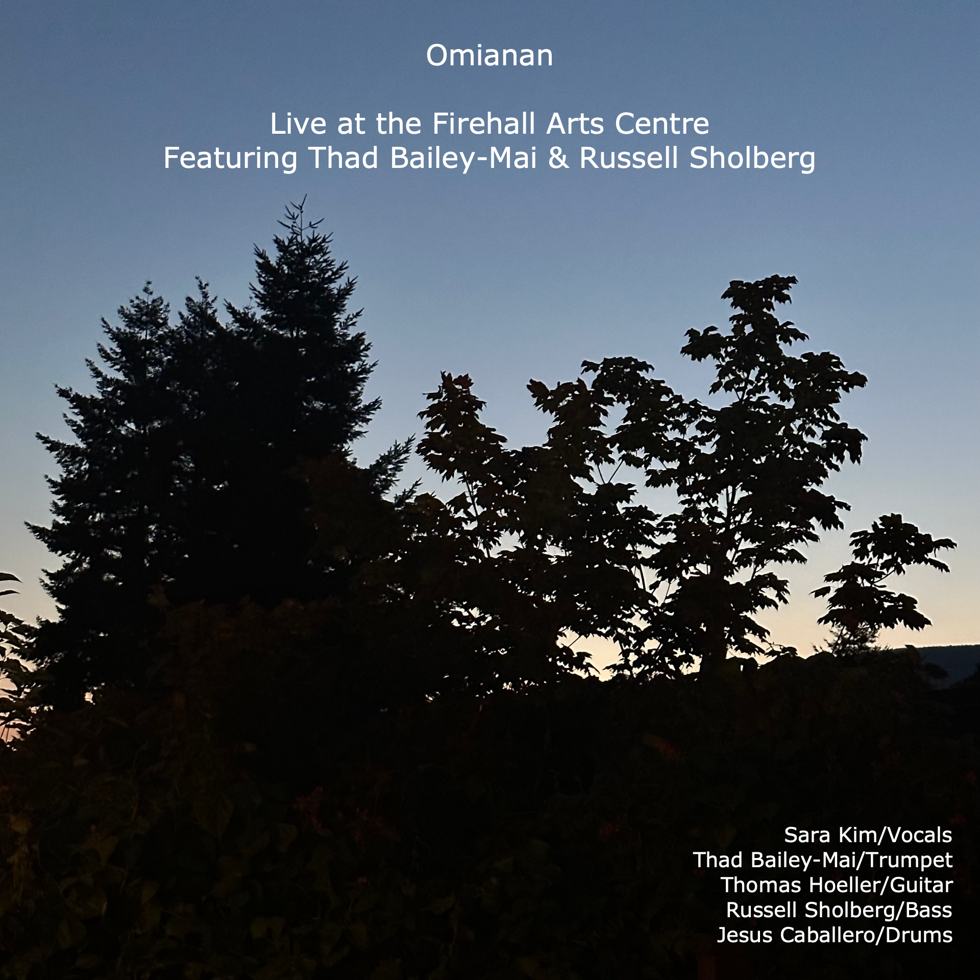 Omianan - Live at the Firehall Arts Centre cover