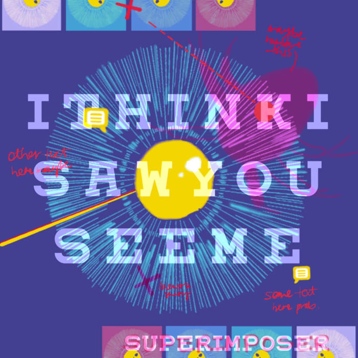 I Think I Saw You See Me: Superimposer