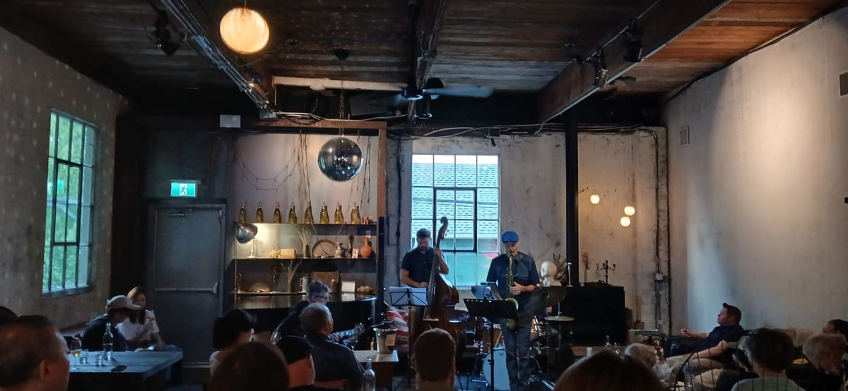 Jon Bentley plays The Bridge at La Fabrique St-George