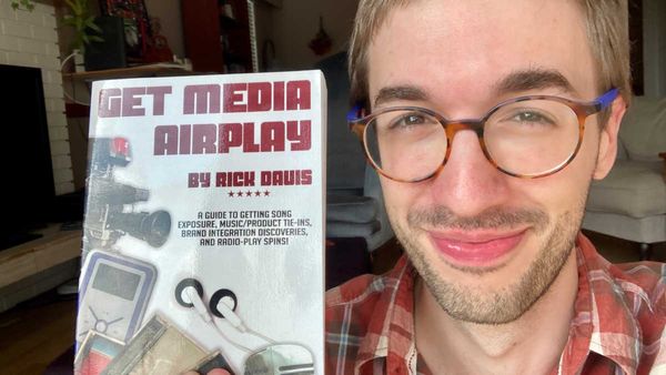 Get Media Airplay book in selfie by Will Chernoff